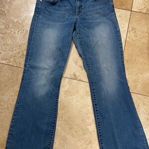 GAP Women's Flare Jeans in Classic Blue